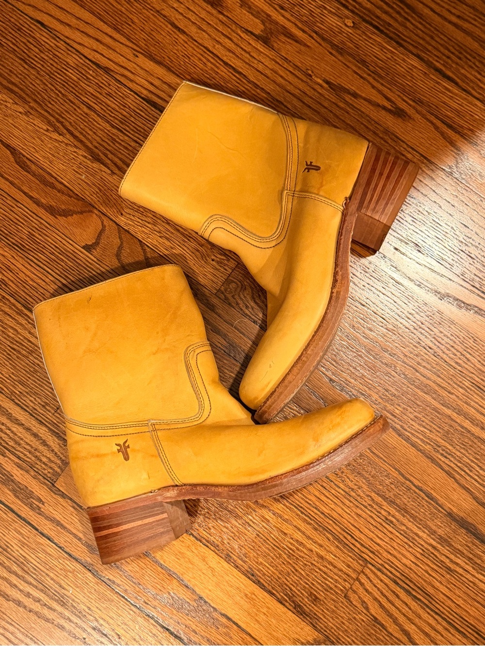 Vintage Frye Campus Boots - Leather Ankle Boots